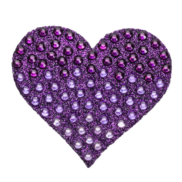 Sparkling Heart 2in Sticker, Rhinestone Stickers