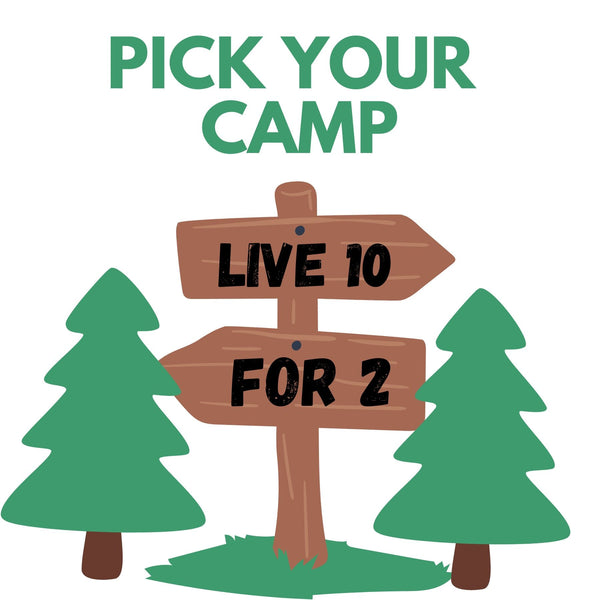 Choose Your Camp 5 Inch Stickers