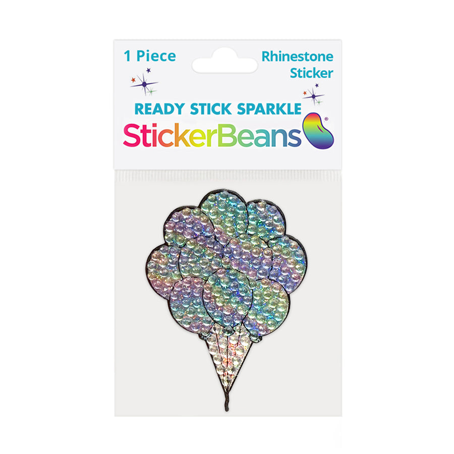 Birthday Balloons Card & Sticker