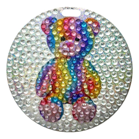 Pastel Bear Bag Tag