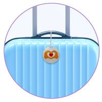 Heart Hands Bag Tag