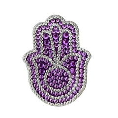 Purple Hamsa