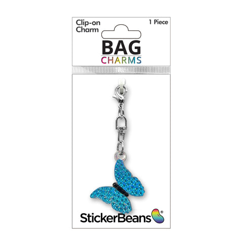 Blue Butterfly Charm