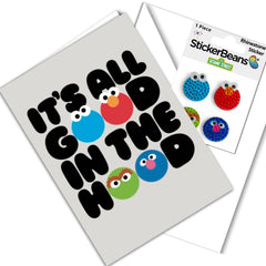 New Greeting Card/StickerBean Bundle