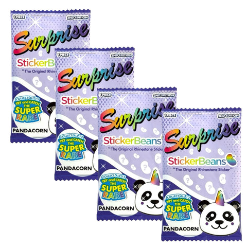 Surprise StickerBeans 2nd Edition 4 Pieces