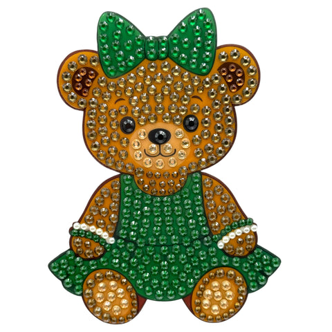 Green Cheer Bear 5"