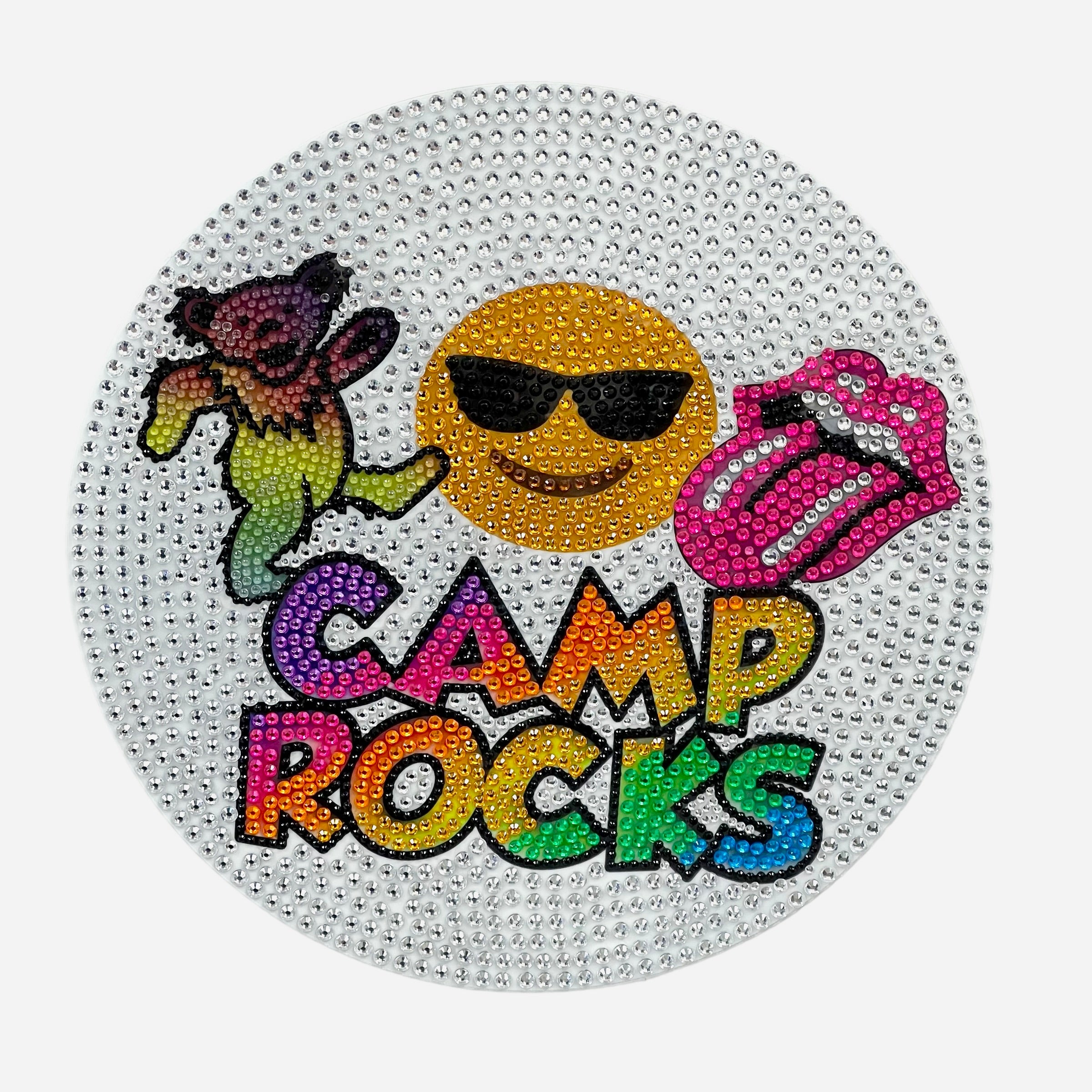 Camp Rocks 8 Inch Sticker | Rhinestone Wall Stickers | StickerBeans ...
