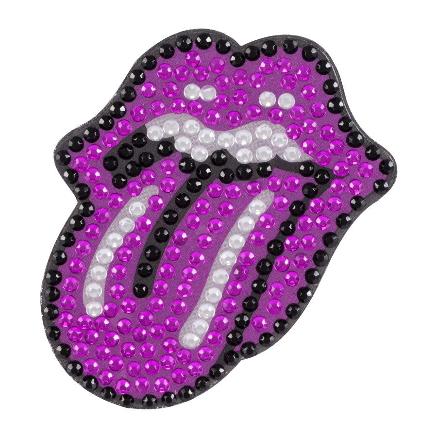 Purple Rock On 2in Sticker | Rhinestone Stickers | StickerBeans ...