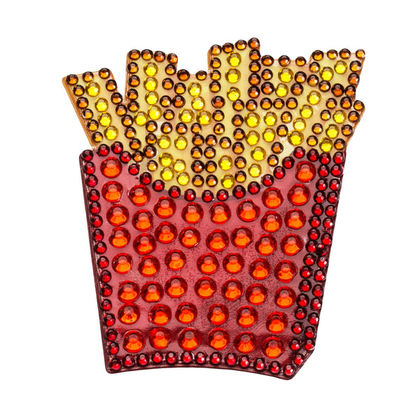 French Fries Stickers | Rhinestone Stickers | StickerBeans™ – STICKERBEANS