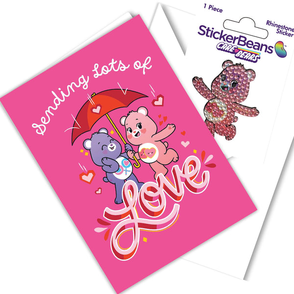 Care Bears LOVE Card & Sticker