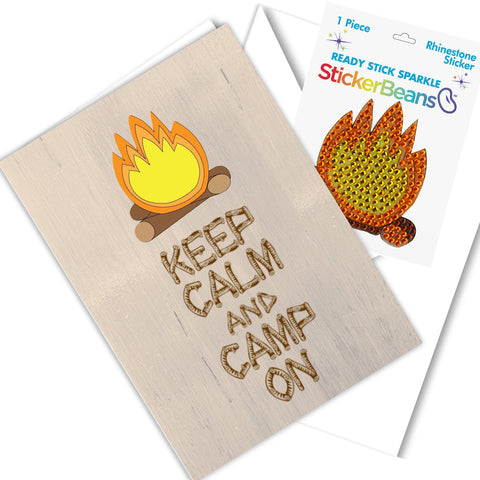 Campfire Greeting Card