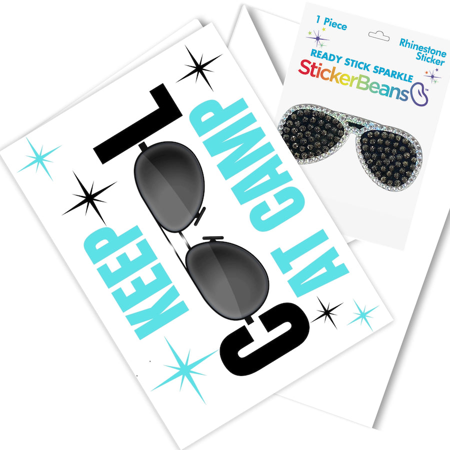 Aviators Greeting Card & Sticker