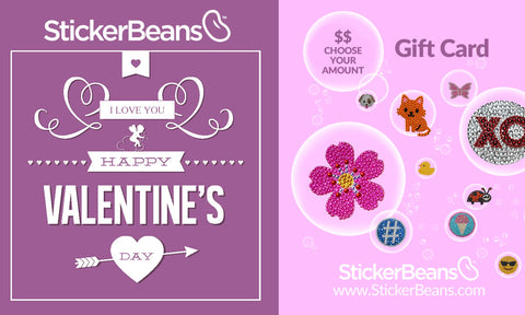 StickerBeans Valentine's Day Gift Card - Choose Your Amount