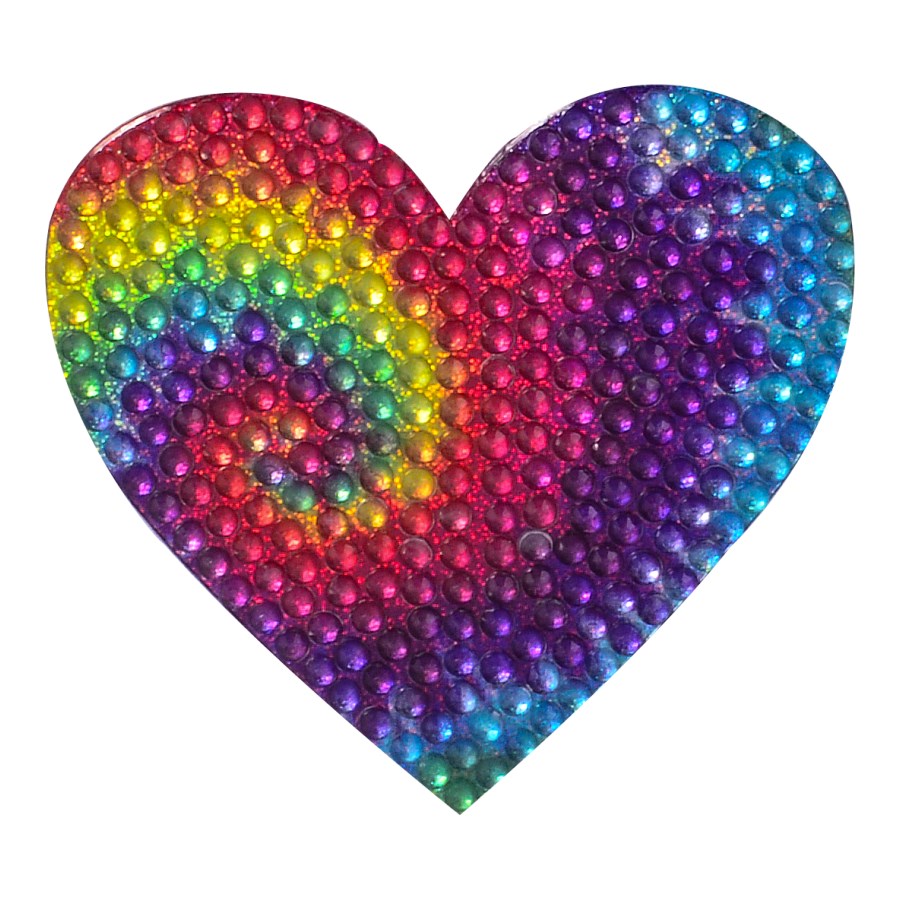 Tie Dye Glitter Heart Monogram – Riverbend Gifts