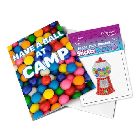 Greeting Card & StickerBean Combo - GUMBALLS